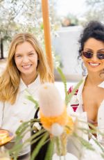JOSEPHINE SKRIVER at Revolve X Aje Afternoon Tea in Santa Monica 07/24/2024