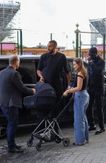 JULIA BONILLA and Rudy Gobert Arrives at Hotel de la Marine in Paris 07/19/2024