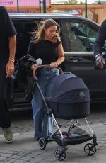 JULIA BONILLA and Rudy Gobert Arrives at Hotel de la Marine in Paris 07/19/2024