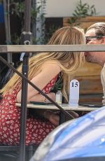 JULIA STAMBLER and Sean Stewart Out in Los Angeles 07/04/2024