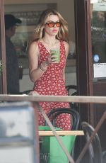 JULIA STAMBLER and Sean Stewart Out in Los Angeles 07/04/2024