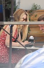 JULIA STAMBLER and Sean Stewart Out in Los Angeles 07/04/2024