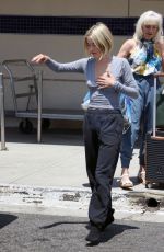 JULIANNE and MARRIANN HOUGH at Burbank Airport 07/02/2024