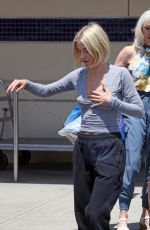 JULIANNE and MARRIANN HOUGH at Burbank Airport 07/02/2024
