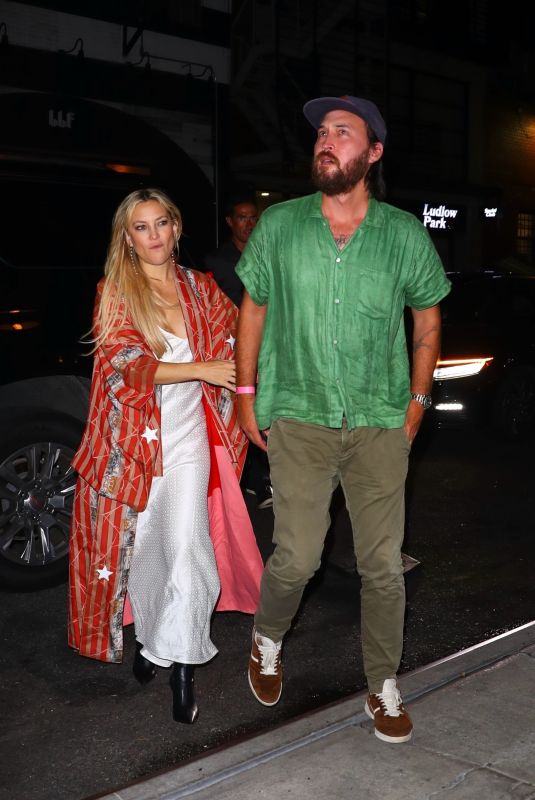 KATE HUDSON and Danny Fujikawa on a Date Night in New York 07/12/2024