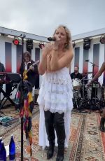 KATE HUDSON Performs with Her Band and DJ Pee Wee at The Surf Lodge in Montauk 07/13/2024