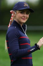 KATHRYN NEWTON Playing at Pro-Am Prior to Amundi Evian Championship at Evian Resort Golf Club in Evian-les-Bains in France 07/10/2024