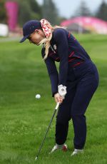 KATHRYN NEWTON Playing at Pro-Am Prior to Amundi Evian Championship at Evian Resort Golf Club in Evian-les-Bains in France 07/10/2024