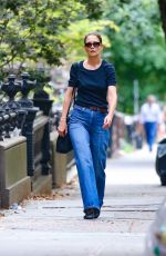 KATIE HOLMES Out and About in New York 07/26/2024
