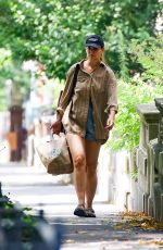 KATIE HOLMES Shopping at Her Local Whole Foods Market in New York 07/10/2024