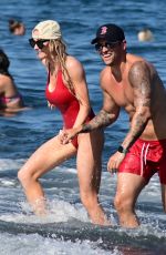 KATIE MCGLYNN in a Swimsuit at a Beach in Greece 07/15/2024