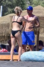 KATIE MCGLYNN in Bikini at a Beach in Santorini 07/15/2024
