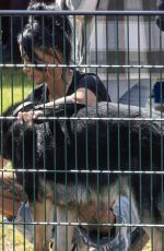KATIE PRICE Supports Boyfriend JJ Slater at a Charity Football Match in Cambridgeshire 07/07/2024