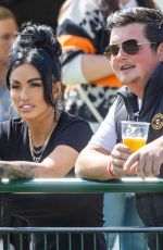 KATIE PRICE Supports Boyfriend JJ Slater at a Charity Football Match in Cambridgeshire 07/07/2024