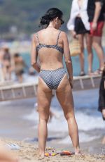 KATY PERRY in Bikini and Orlando Bloom at Club 55 in St-Tropez 07/15/2024