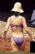 KATY PERRY in Bikini at a Beach in France 07/21/2024