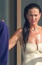 KATY PERRY in Swimsuit at a Yacht in Saint-tropez 07/15/2024