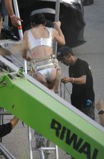 KATY PERRY on the Set of Her New Music Video in Barcelona 07/19/2024