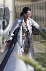 KATY PERRY on the Set of Her New Music Video in Barcelona 07/19/2024