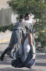 KATY PERRY on the Set of Her New Music Video in Barcelona 07/19/2024