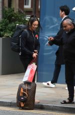 KATYA JONES Leaves BBC Morning Live Studios in Manchester 07/04/2024