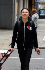 KATYA JONES Leaves BBC Morning Live Studios in Manchester 07/04/2024
