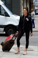 KATYA JONES Leaves BBC Morning Live Studios in Manchester 07/04/2024