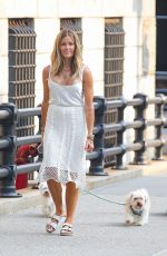 KELLY BENSIMON Out with Her Dogs in New York 07/29/2023