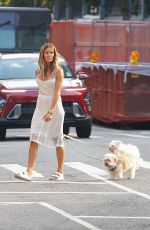 KELLY BENSIMON Out with Her Dogs in New York 07/29/2023