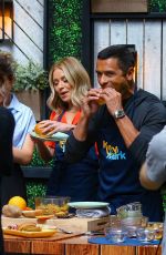 KELLY RIPA and Mark Consuelos on the Set of Live with Kelly and Mark in New York 0730/2024