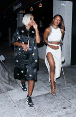KELLY ROWLAND and VICTORIA MONET Arrives at Matsuhisa in Beverly Hills 07/13/2024