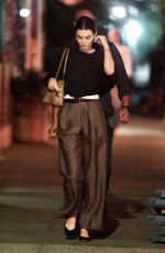 KENDALL JENNER Out for Dinner with Bella Hadid