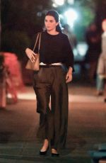 KENDALL JENNER Out for Dinner with Bella Hadid