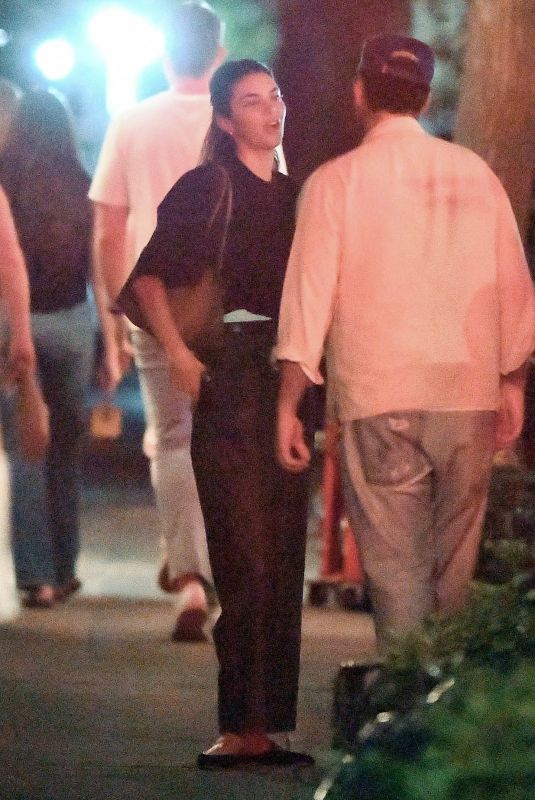 KENDALL JENNER Out for Dinner with Bella Hadid’s Ex-boyfriend Marc Kalman at Buvette Gastrotheque in New York 07/03/2024