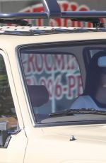 KENDALL JENNER Out for Morning Cruise in Her Vintage Toyota Land Cruiser SUV in Los Angeles 07/28/2024