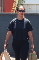 KHATIRA RAFIQZADA Shopping at a Meat Market in Los Feliz 07/05/2024