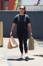 KHATIRA RAFIQZADA Shopping at a Meat Market in Los Feliz 07/05/2024