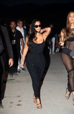KIM and KHLOE KARDASHIAN Arrives at Teatro del Silenzio for Andrea Bocelli