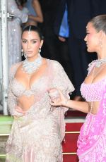 KIM and KHLOE KARDASHIAN Heading Out to Wedding of Anant Ambani and Radhika Merchant in Mumbai 07/13/2024