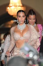 KIM and KHLOE KARDASHIAN Heading Out to Wedding of Anant Ambani and Radhika Merchant in Mumbai 07/13/2024