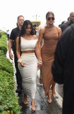 KIM and KHLOE KARDASHIAN Out and About in Mumbai 07/12/2024