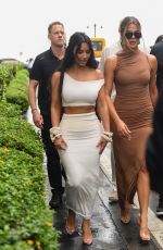 KIM and KHLOE KARDASHIAN Out and About in Mumbai 07/12/2024