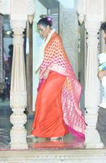 KIM and KHLOE KARDASHIAN Visited a Traditional Indian Temple in Mumbai 07/13/2024