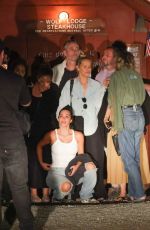 KIM KARDASHIAN Leaves Dinner with Friends at Wolf Lodge Steakhouse in Coeur d