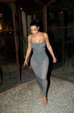 KIM KARDASHIAN Out for Dinner in Florence 07/15/2024