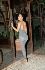 KIM KARDASHIAN Out for Dinner in Florence 07/15/2024