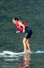 KIM KARDASHIAN Rides an eFoil at Lake Coeur d