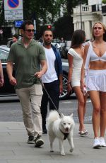 KIMBERLEY GARNER Out with Friends in Belgravia, Chelsea 06/29/2024