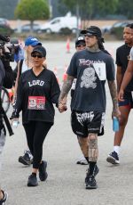 KOURTNEY KARDASHIAN and Travis Barker at Run Travis Run 5K Marathon in Los Angeles 07/06/2024