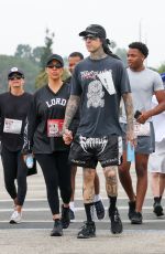 KOURTNEY KARDASHIAN and Travis Barker at Run Travis Run 5K Marathon in Los Angeles 07/06/2024